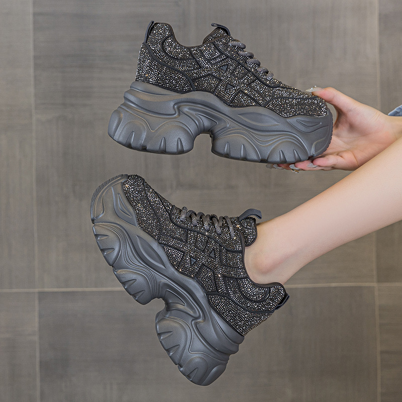 Running Shoes Women - Baskets pour femmes à lacets, à