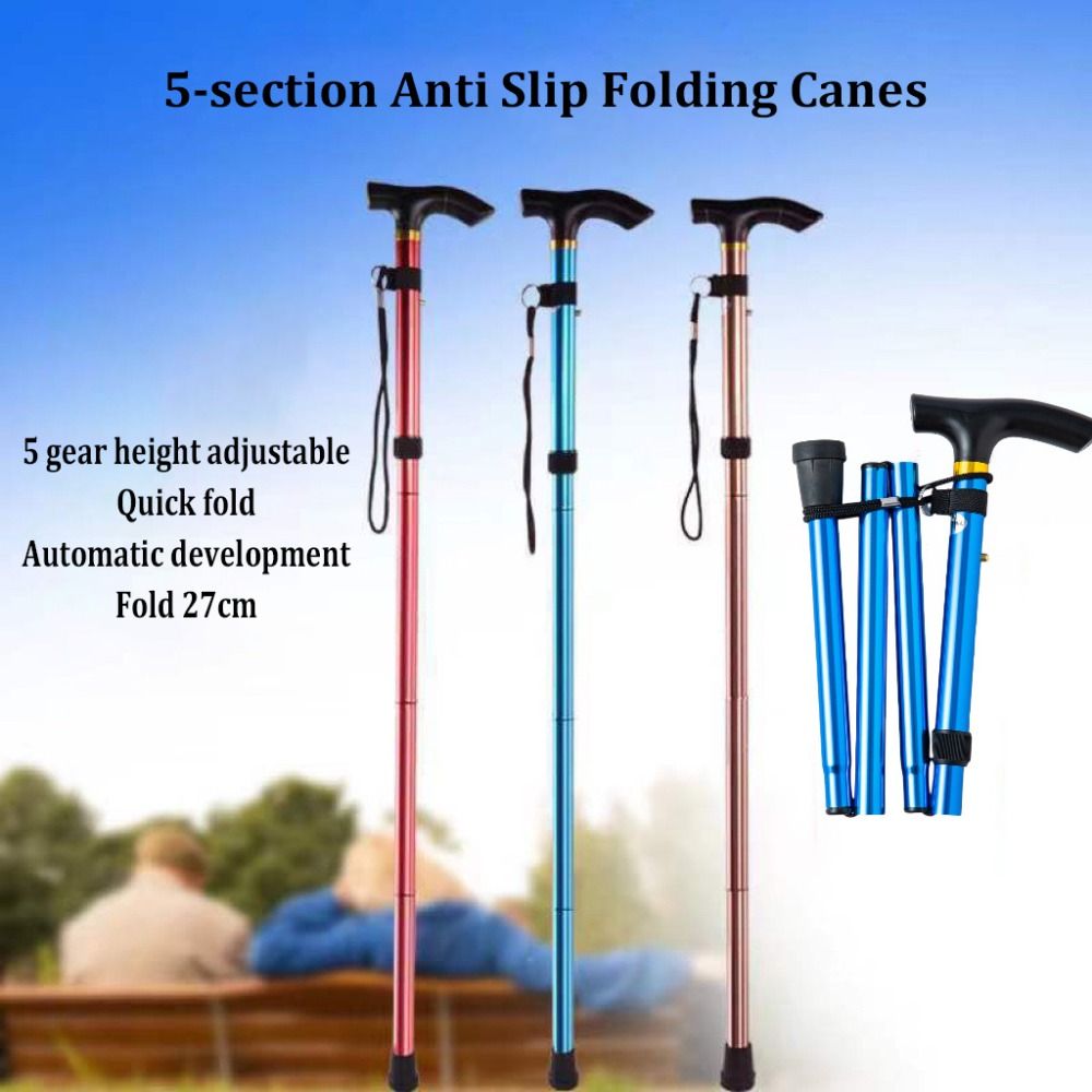 Trekking Pole Carbon - Bâton de randonnée télescopique léger, 5
