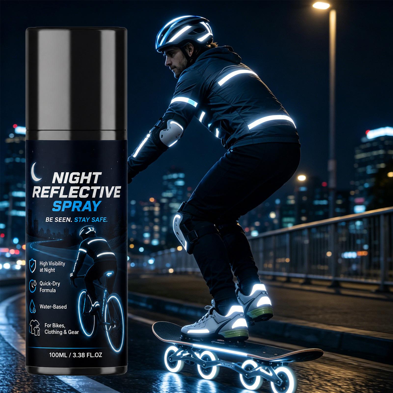 Spray réfléchissant de nuit 10 - Running Visibility Gear avis et prix
