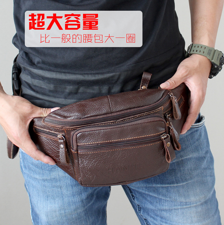 Sac de taille en cuir de vache - Running Belt avis et prix