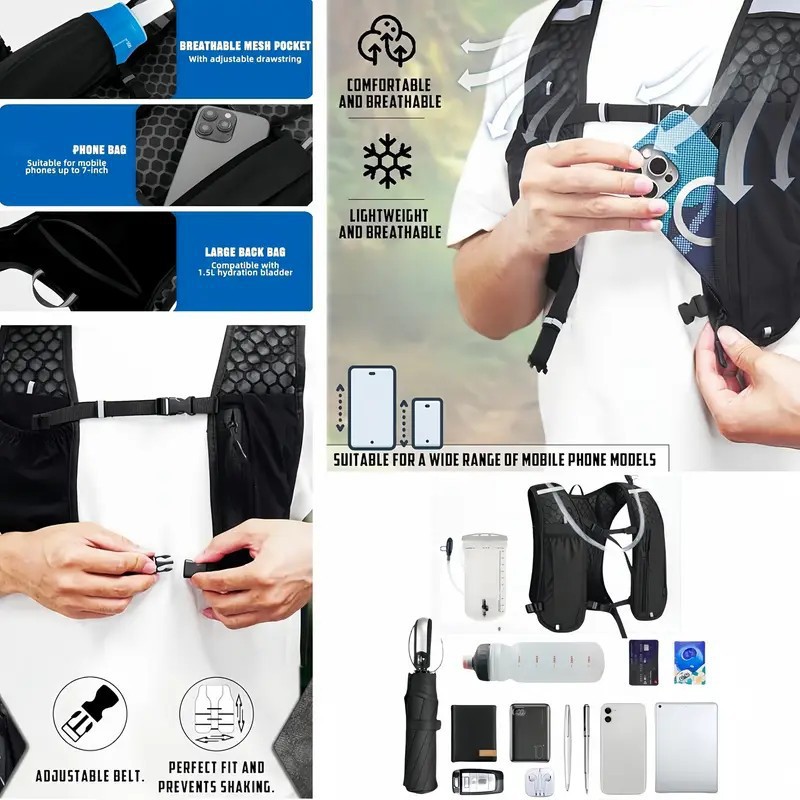 Gilet de course unisexe résist - Hydration Vest avis et prix