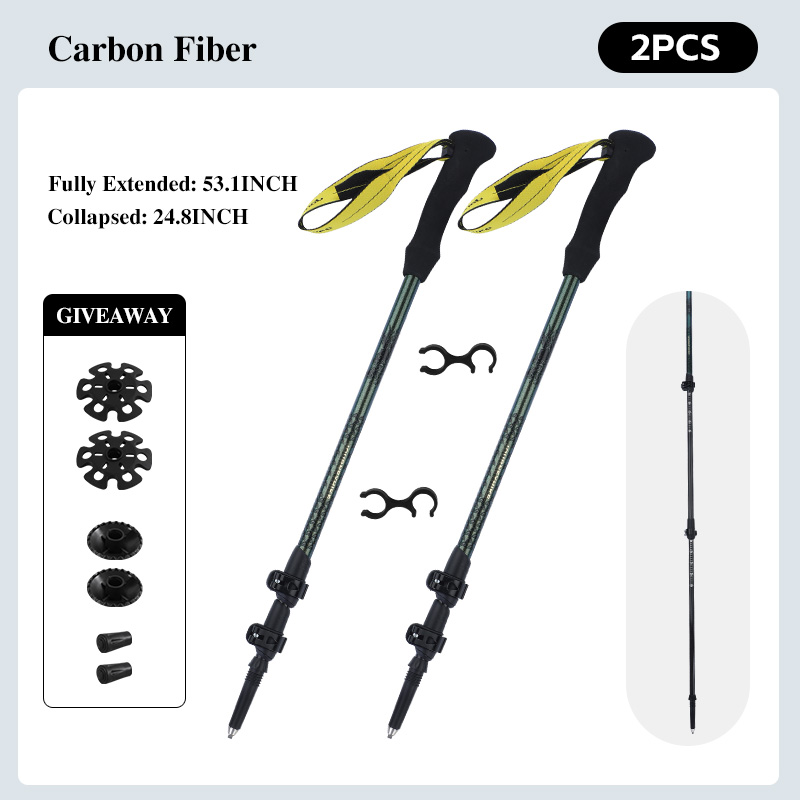 Bâton de randonnée en fibre de - Trekking Pole Carbon avis et prix
