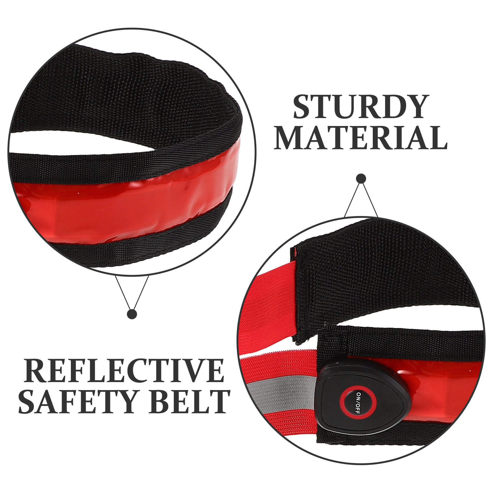 2 pièces, ceinture réfléchissa - Running Visibility Gear avis et prix