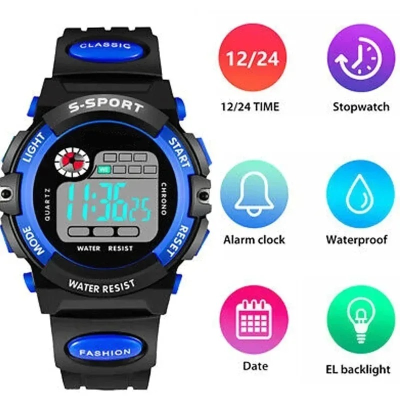 Montre électronique pour enfan - Running Watch avis et prix